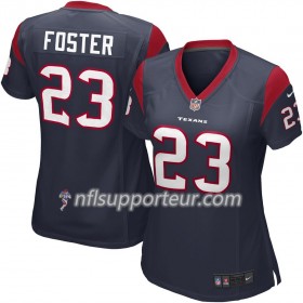 Maillot Femme Houston Texans Arian Foster 23 Nike Bleu 